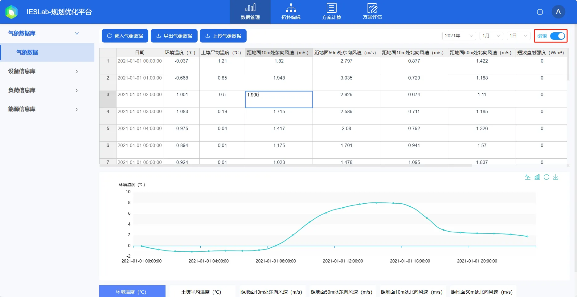 气象数据编辑
