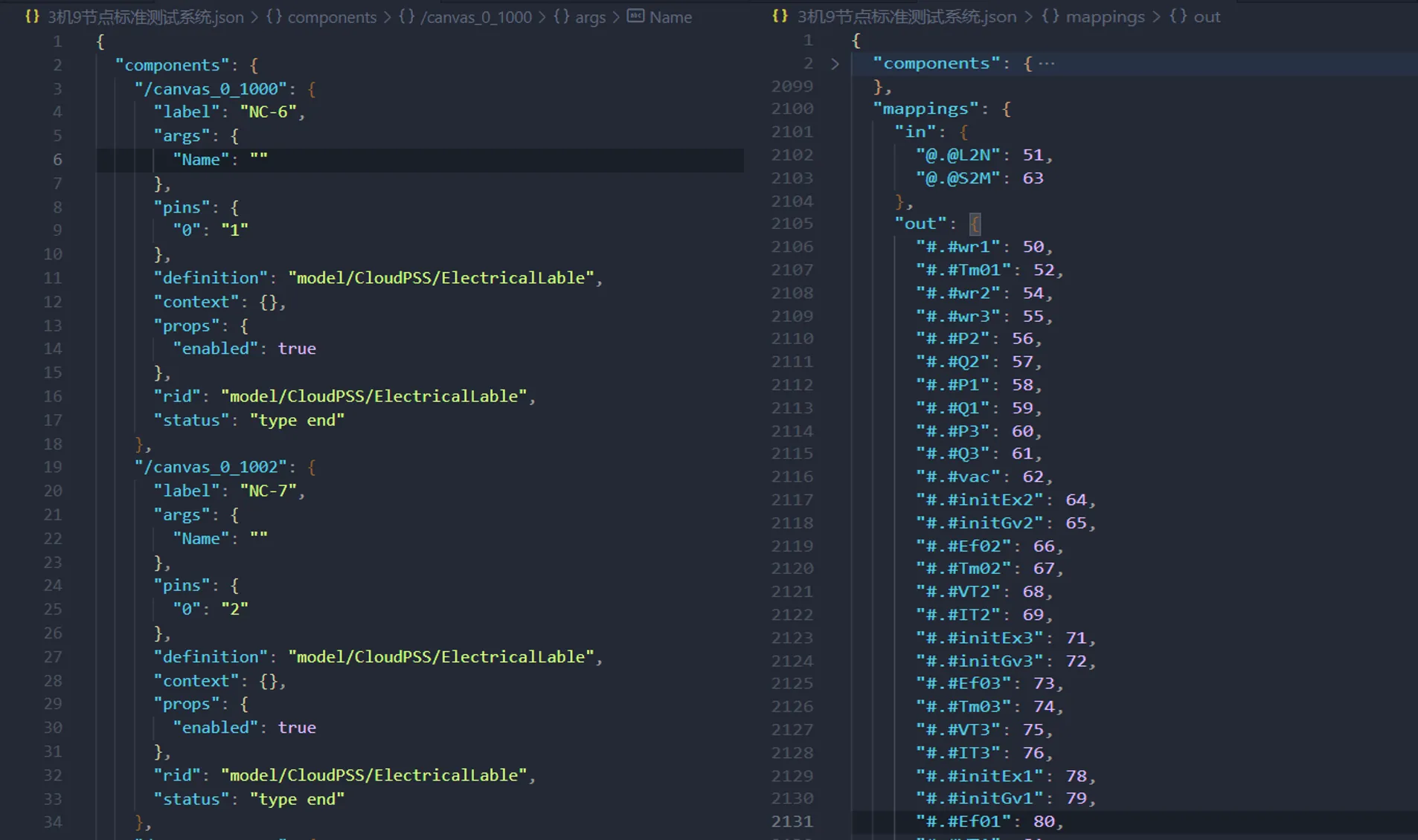 拓扑 JSON 文件