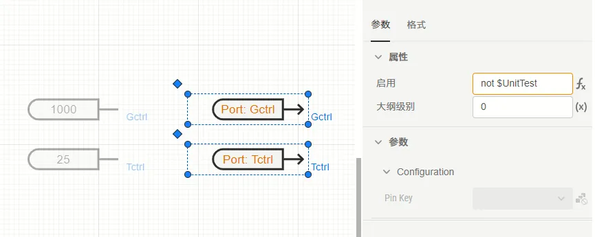 Gctrl 和Tctrl 端口