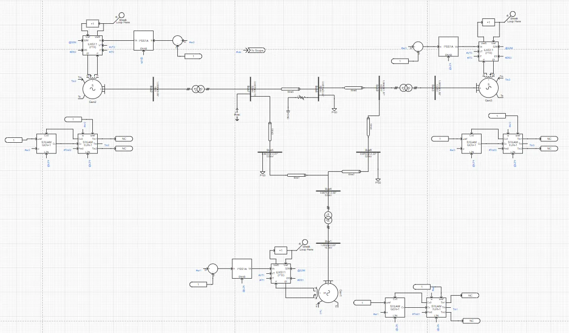 WSCC 三机九节点仿真图